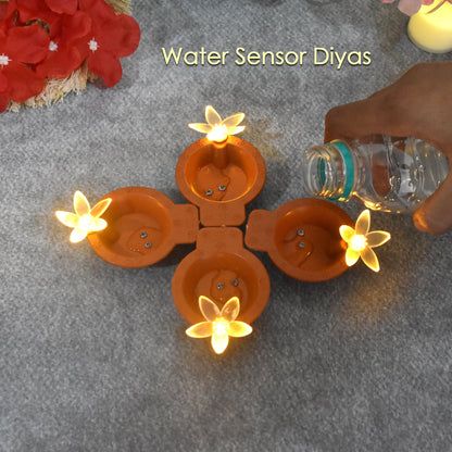 The Purple Tree Water Activated Floating Diyas