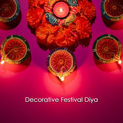 Leaf Design Diya