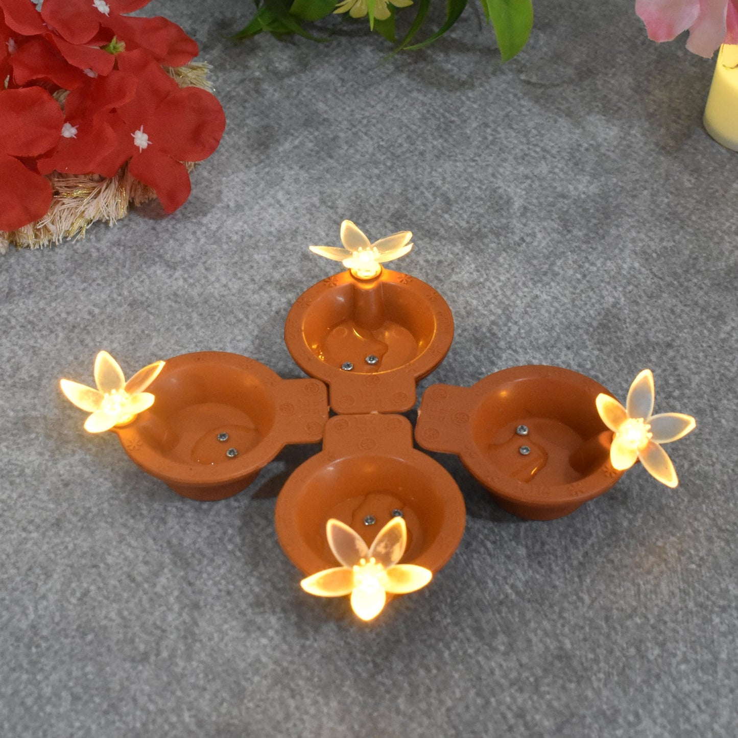 DesiDiya Floating Water Sensor Diwali Diyas