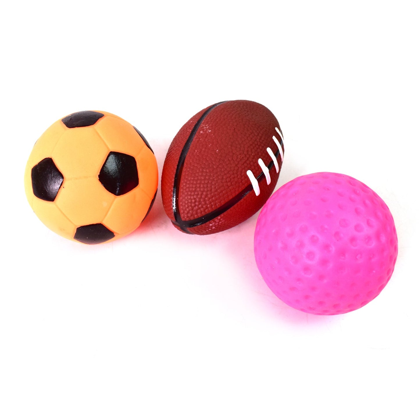 Sports Squeeze Ball Toy Set of 3 Soft Balls for Kids/Toy for Kids