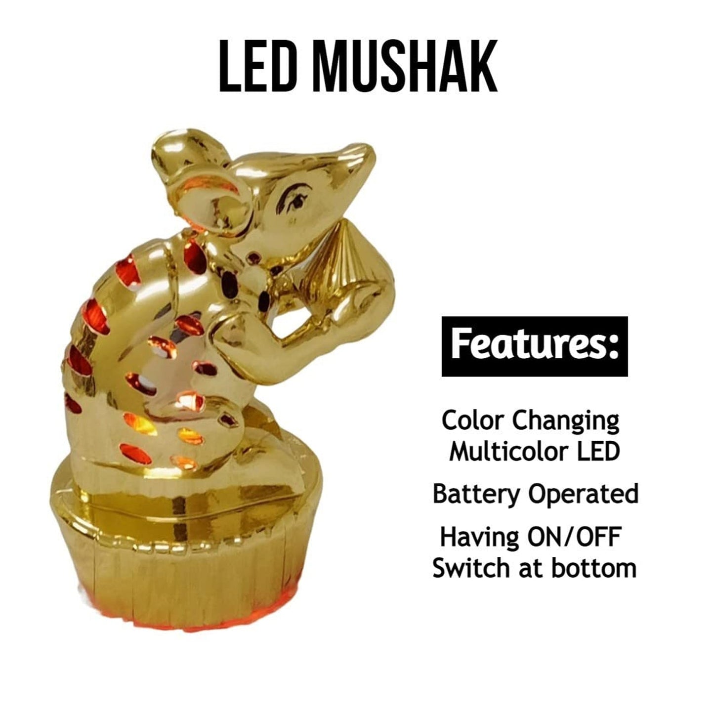 LED Mooshak for Ganpati Pandal Decorations