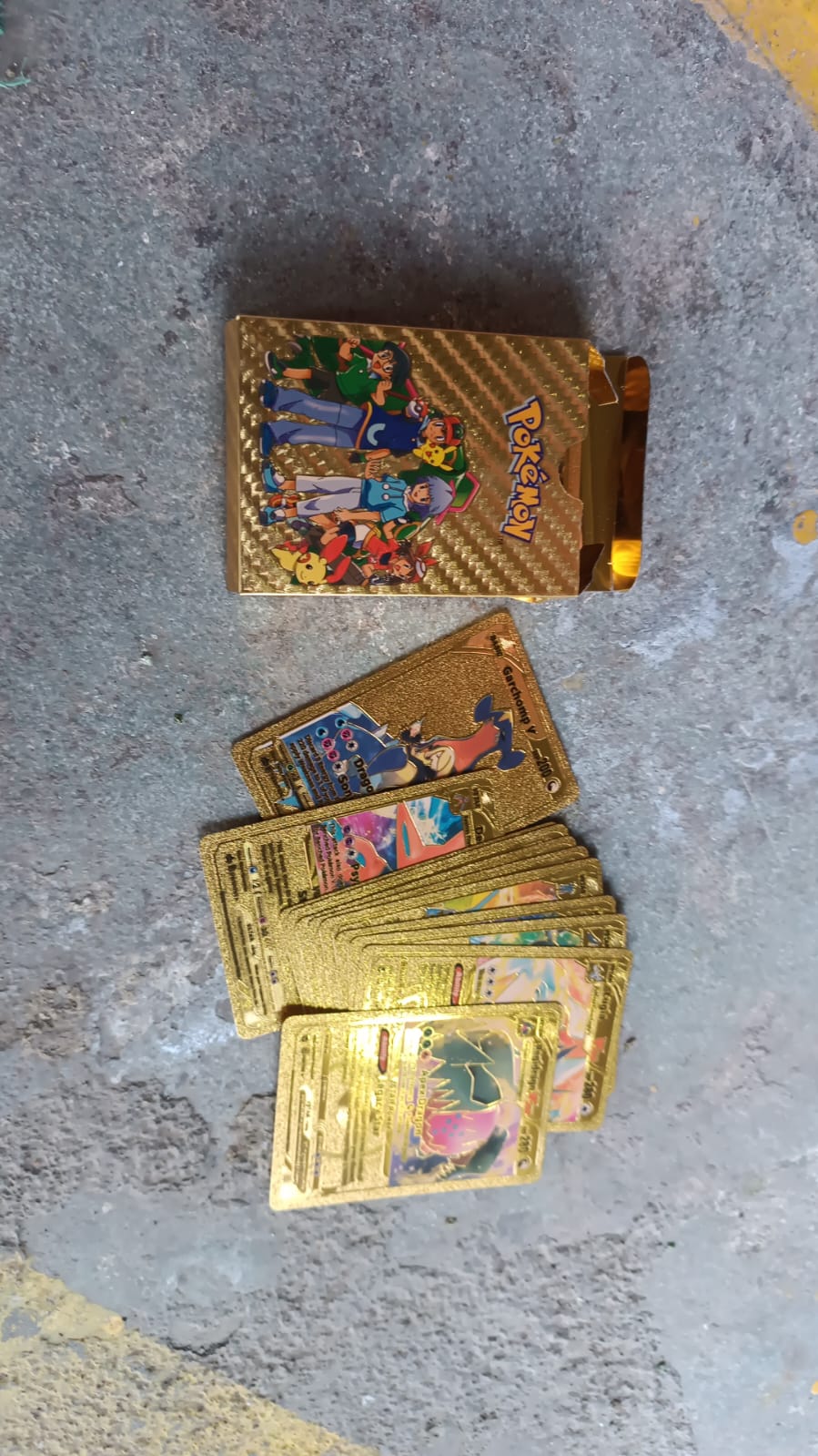 Pocket Monster Golden Trading Playing Cards (55 Pcs Set)