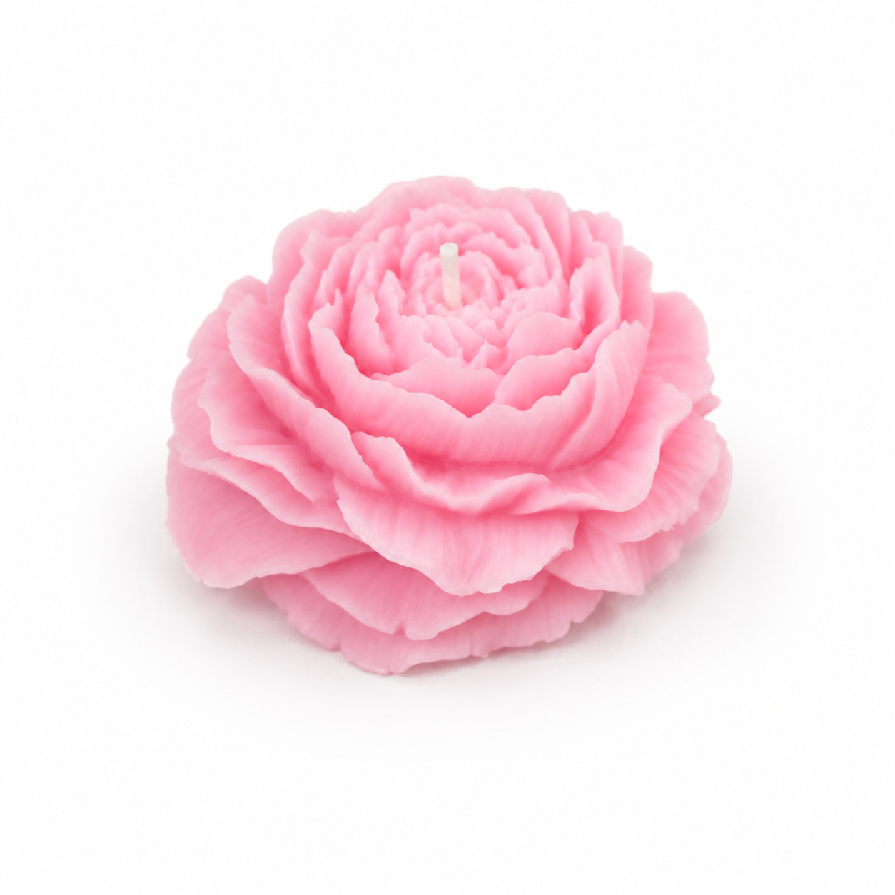 Bloom Rose Shaped Scented Candle (Pink)(approx-100gm)