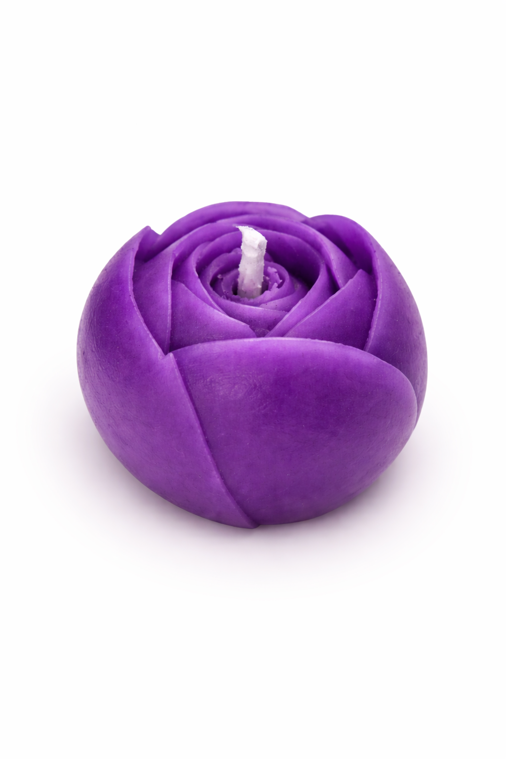 Rose Shaped Scented Candles (approx-45gm)(purple)
