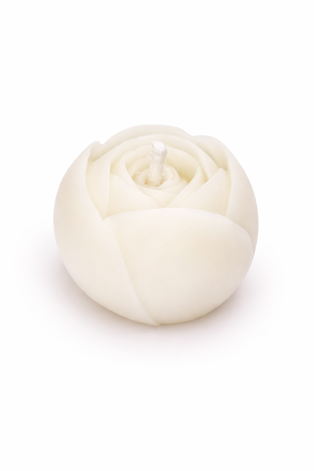 Rose Shaped Scented Candles (approx-45gm)(White)