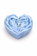 Heart-shaped Rose Scented Candles (approx-45gm)(sky blue)